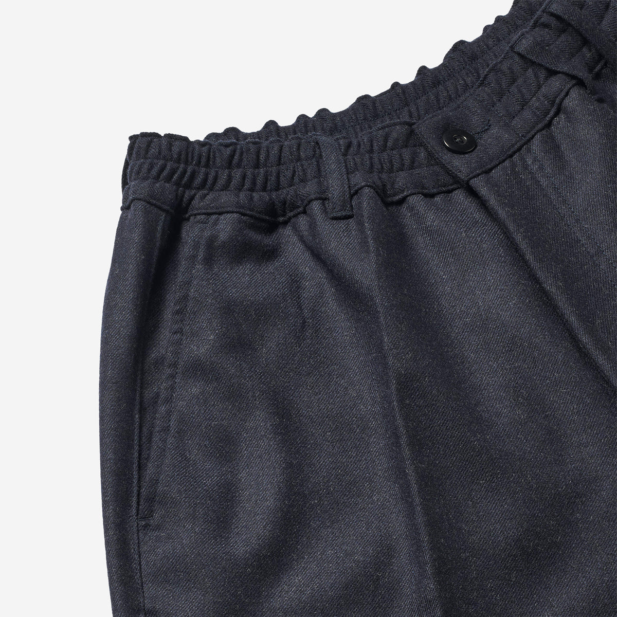 Clay Wool Easy Pants - Navy