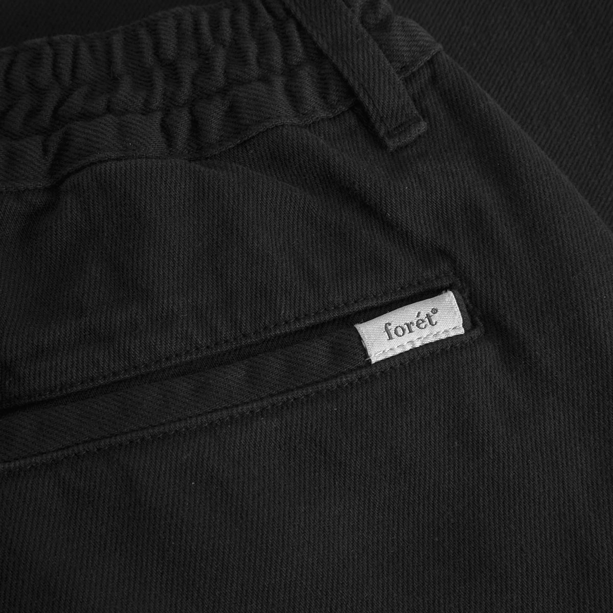 Clay Twill Easy Pants - Black