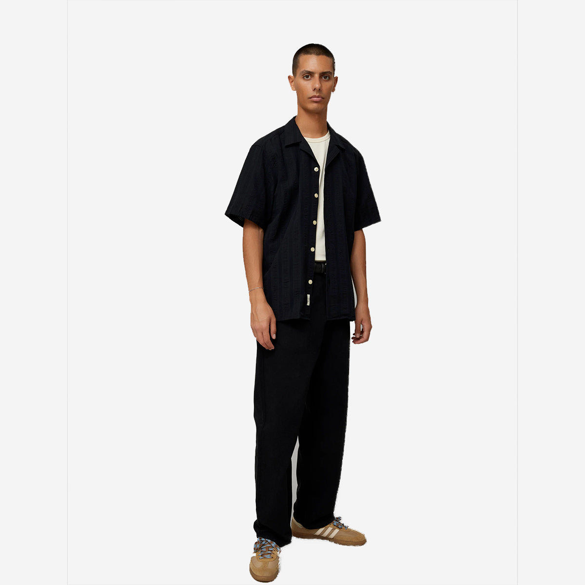 Clay Twill Easy Pants - Black