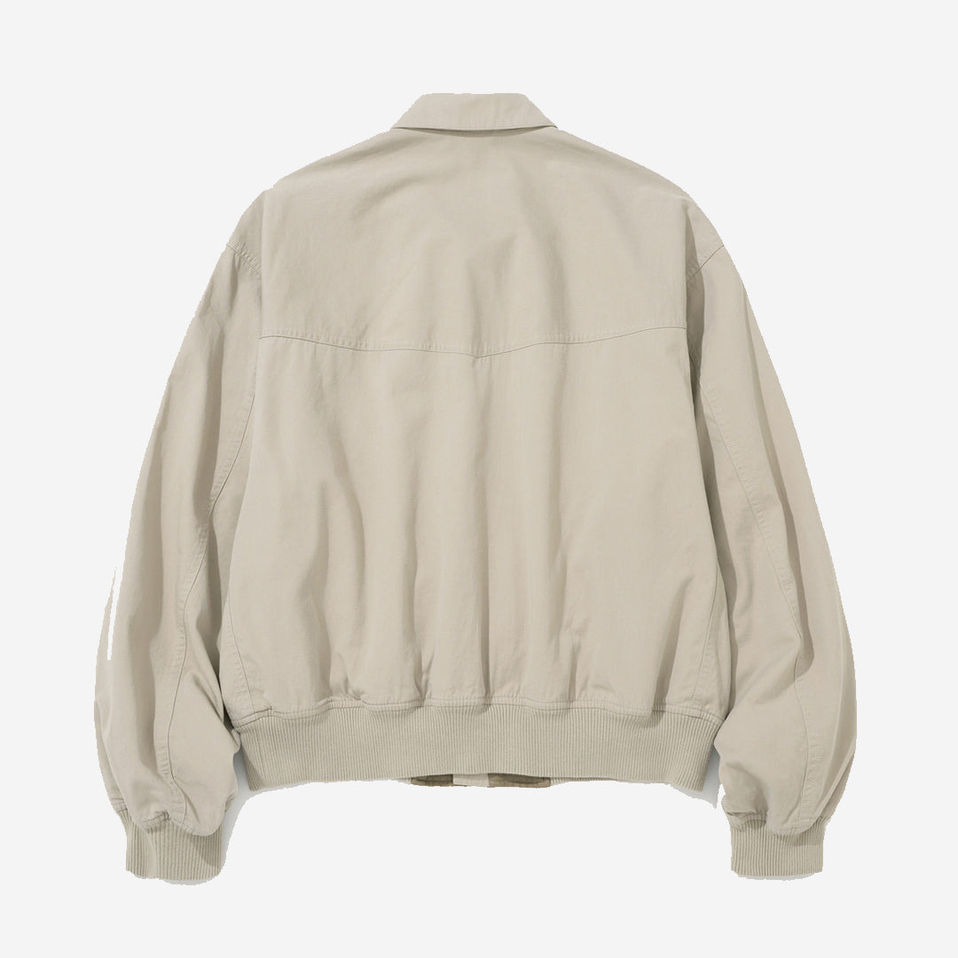 Collared Tanker Jacket - Taupe