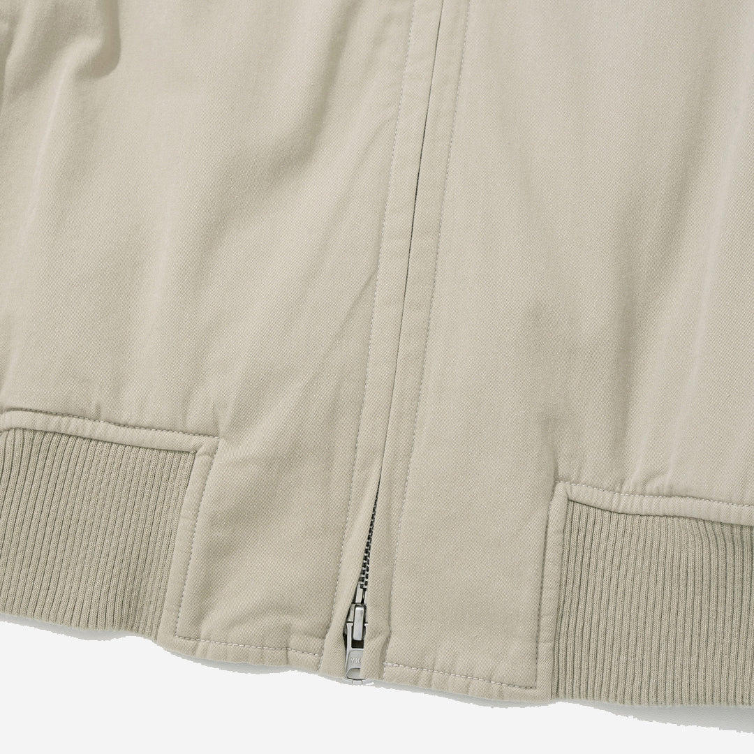 Collared Tanker Jacket - Taupe