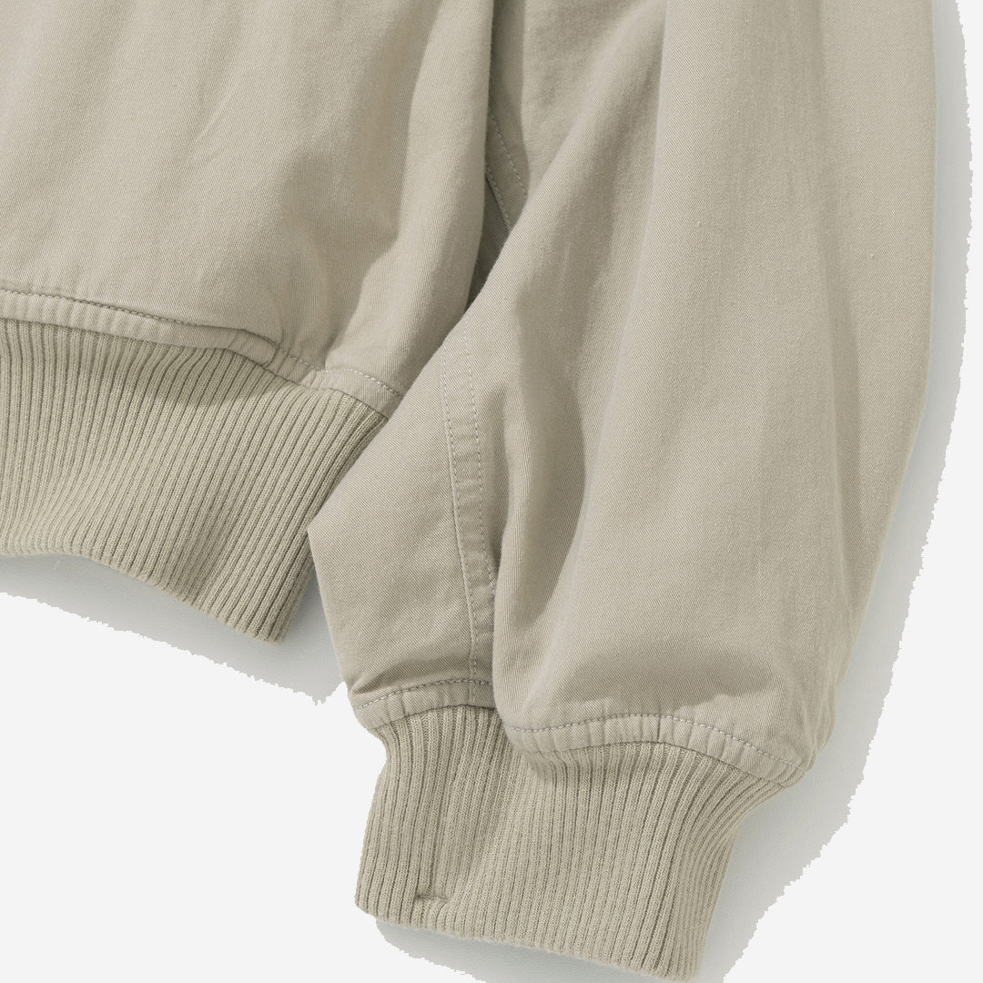 Collared Tanker Jacket - Taupe