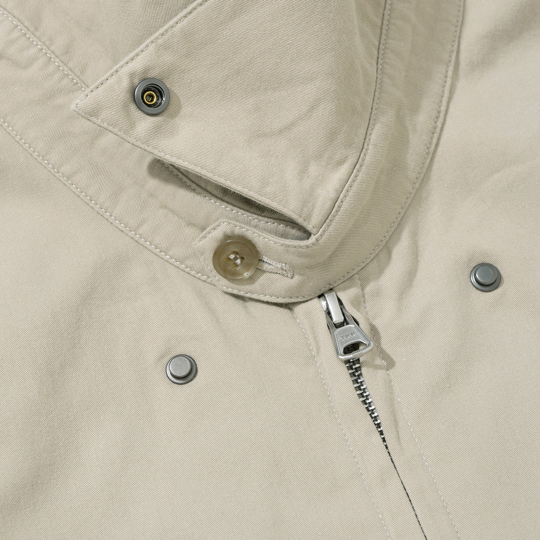 Collared Tanker Jacket - Taupe