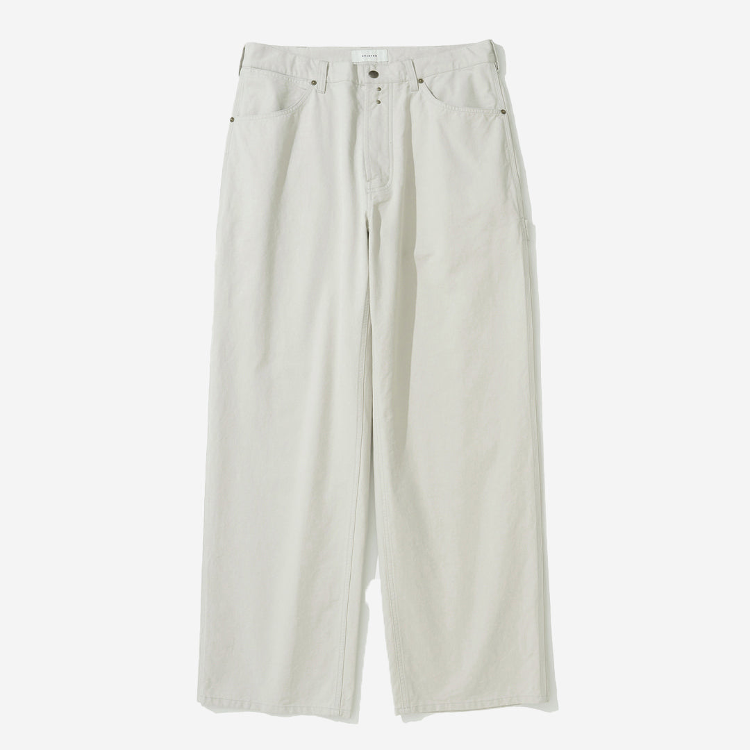 Cotton Painter Pants - Fog