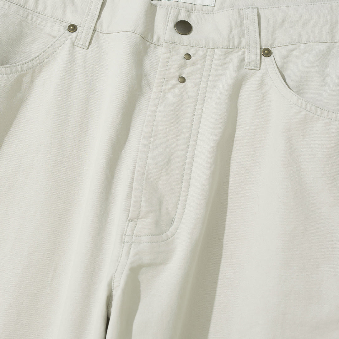 Cotton Painter Pants - Fog