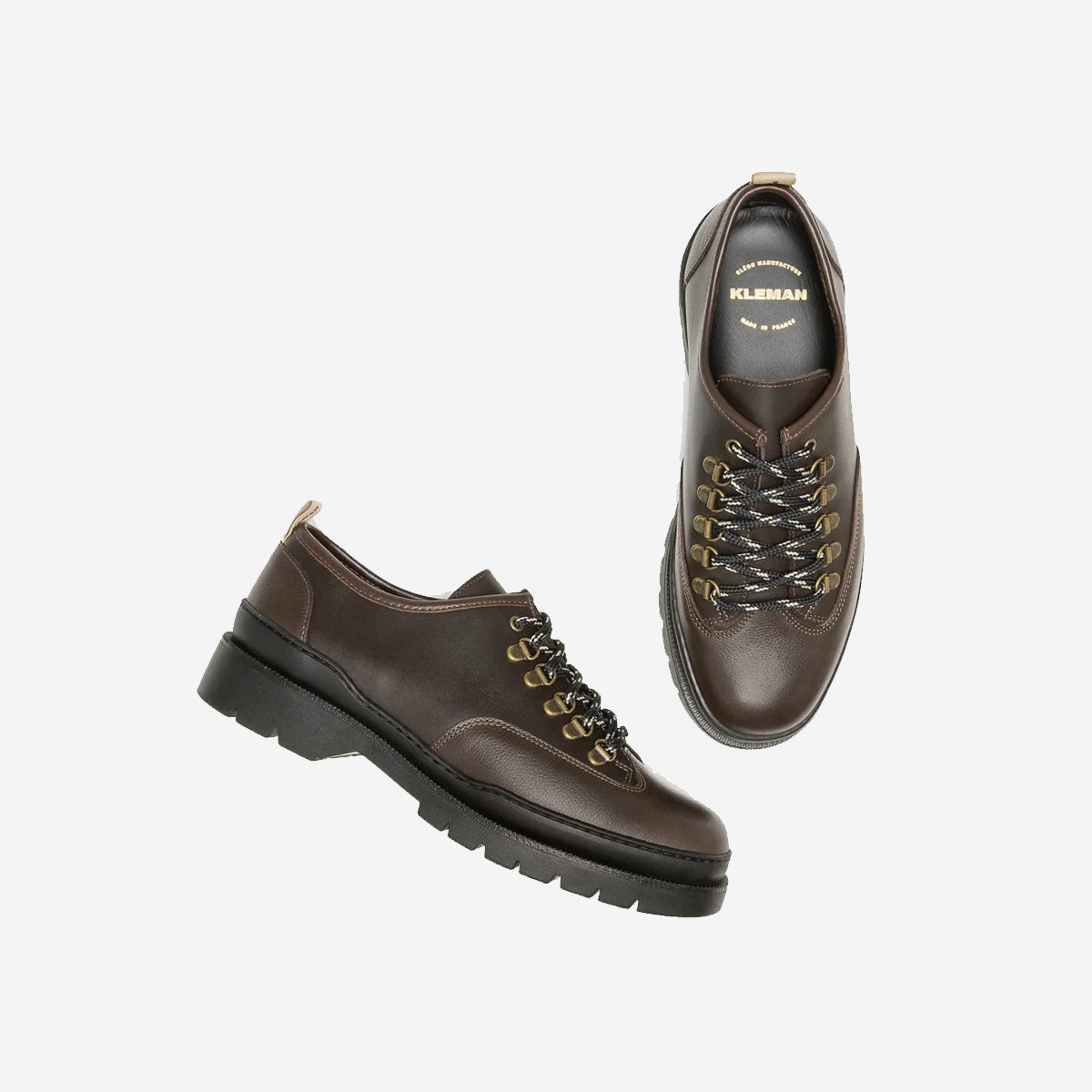 Courrier CG Leather Trek Shoes - Brown