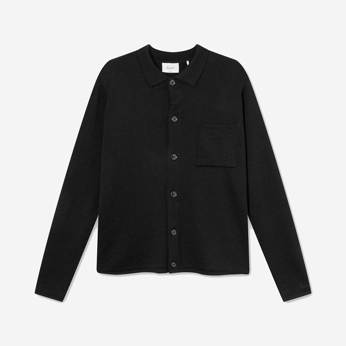 Craft Merino Knit Cardigan - Black