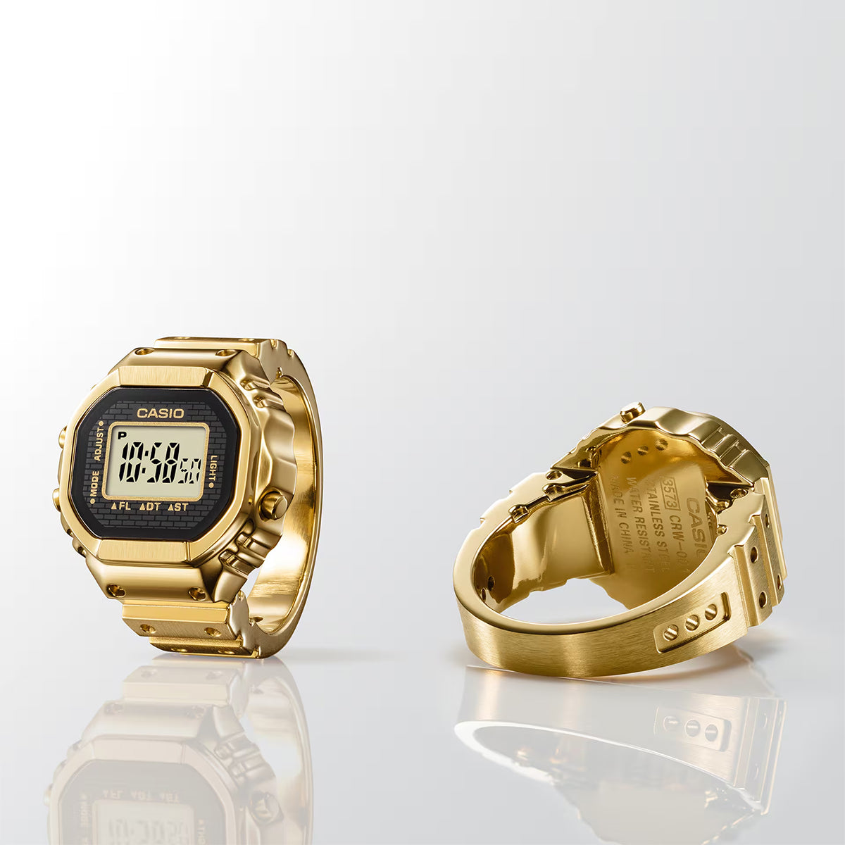 CRW001G-9 Casio Ring Watch - Gold