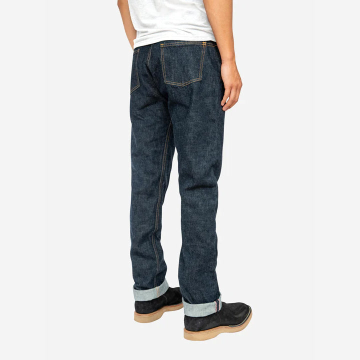 CS-100xk - Classic Straight 14oz Rinsed Kibata Selvedge Denim - Indigo