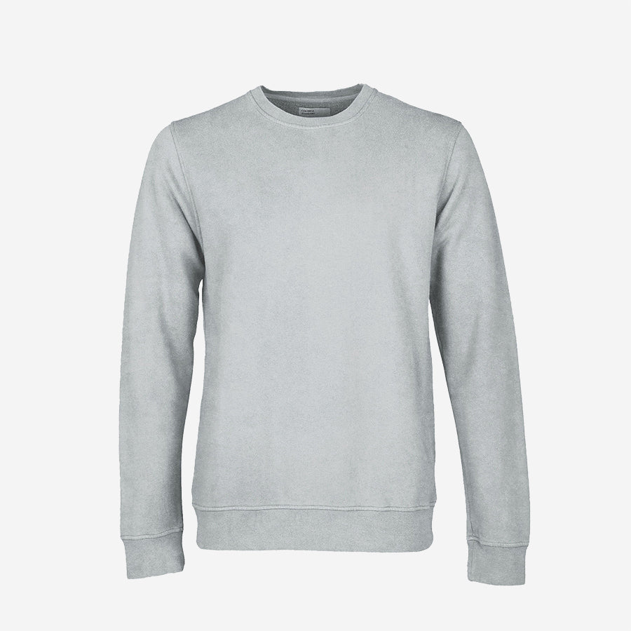 Classic Organic Crew Sweatshirt - Faded Grey