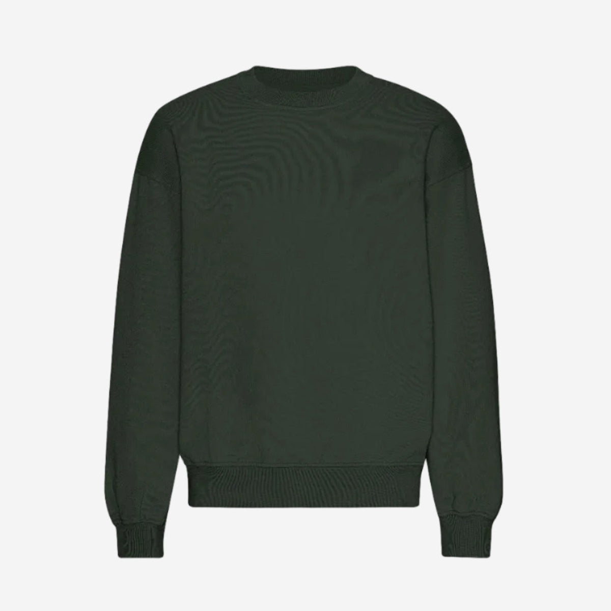 Organic Oversized Crew Sweatshirt - Hunter Green