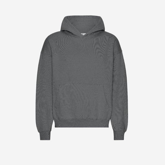 Organic Oversized Hoodie - Lava Grey
