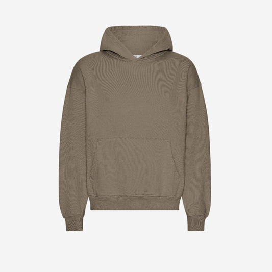 Organic Oversized Hoodie - Cedar Brown