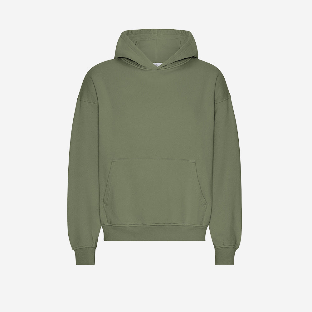 Organic Oversized Hoodie - Dusty Olive