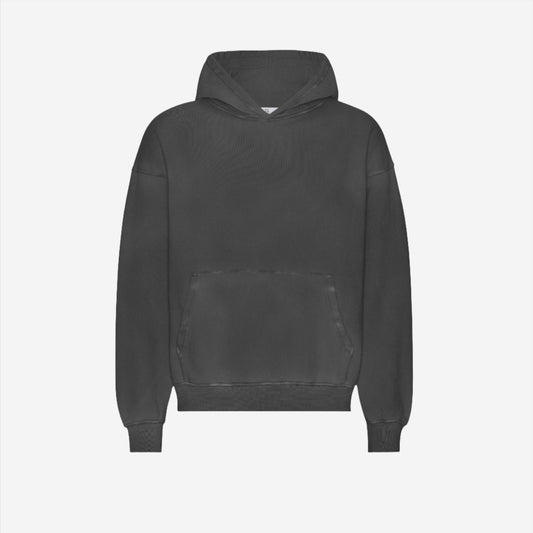 Organic Oversized Hoodie - Faded Black