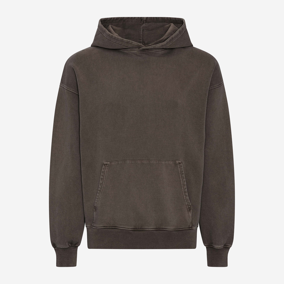 Organic Oversized Hoodie - Faded Mud