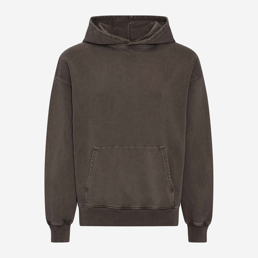 Organic Oversized Hoodie - Faded Mud