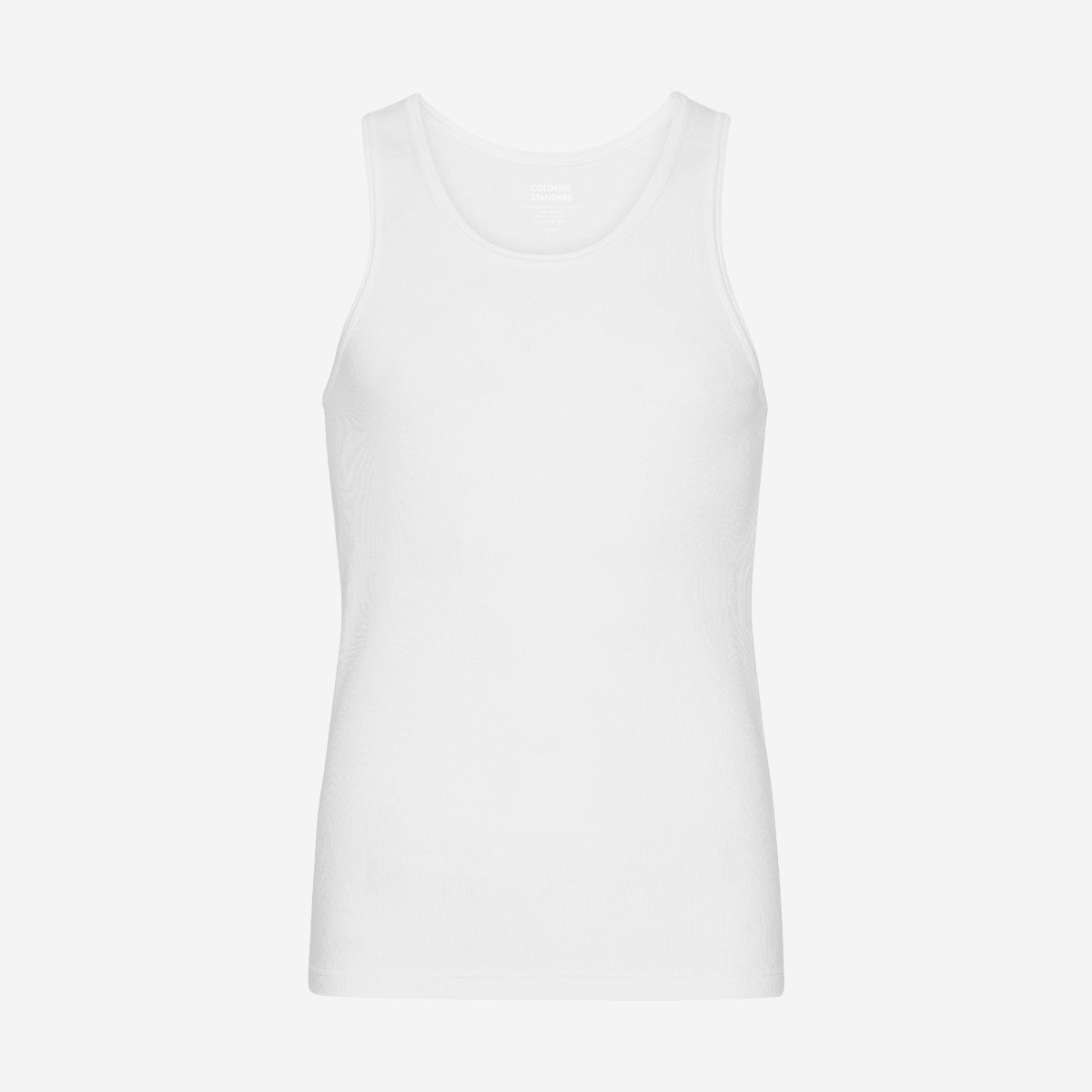 Organic Rib Tank Top - Optical White