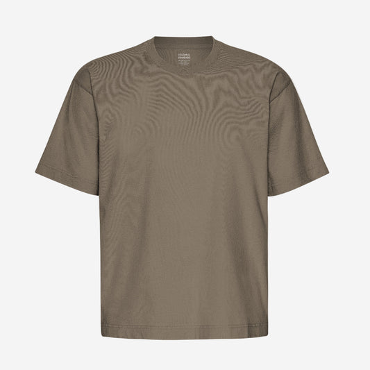 Oversized Organic T-Shirt - Cedar Brown