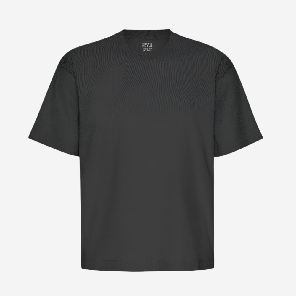 Oversized Organic T-Shirt - Deep Black