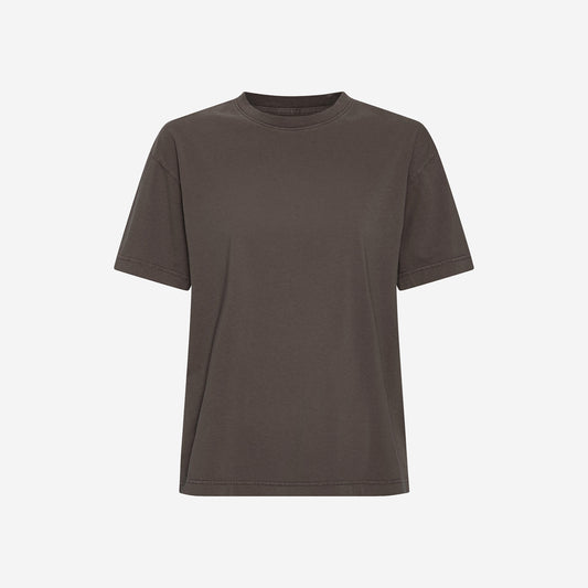 Oversized Organic T-Shirt - Faded Mud