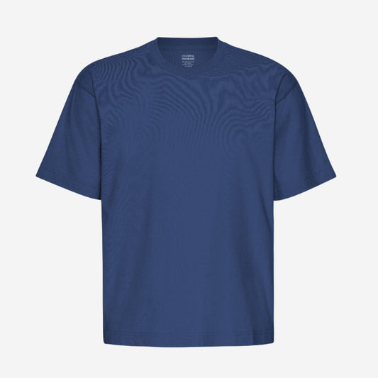 Oversized Organic T-Shirt - Marine Blue