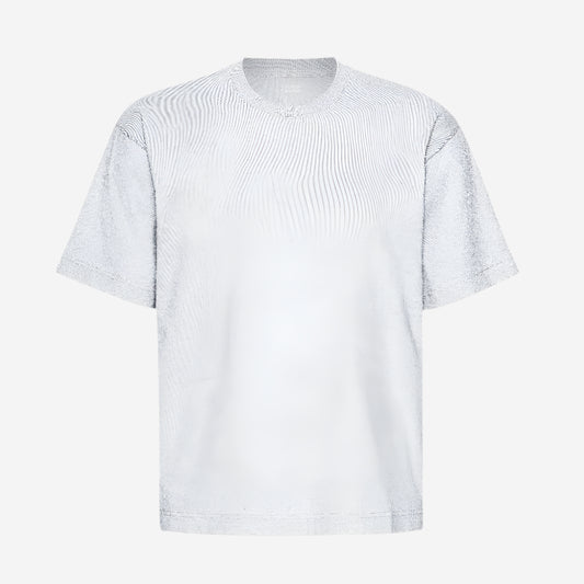 Oversized Organic T-Shirt - Snow Melange