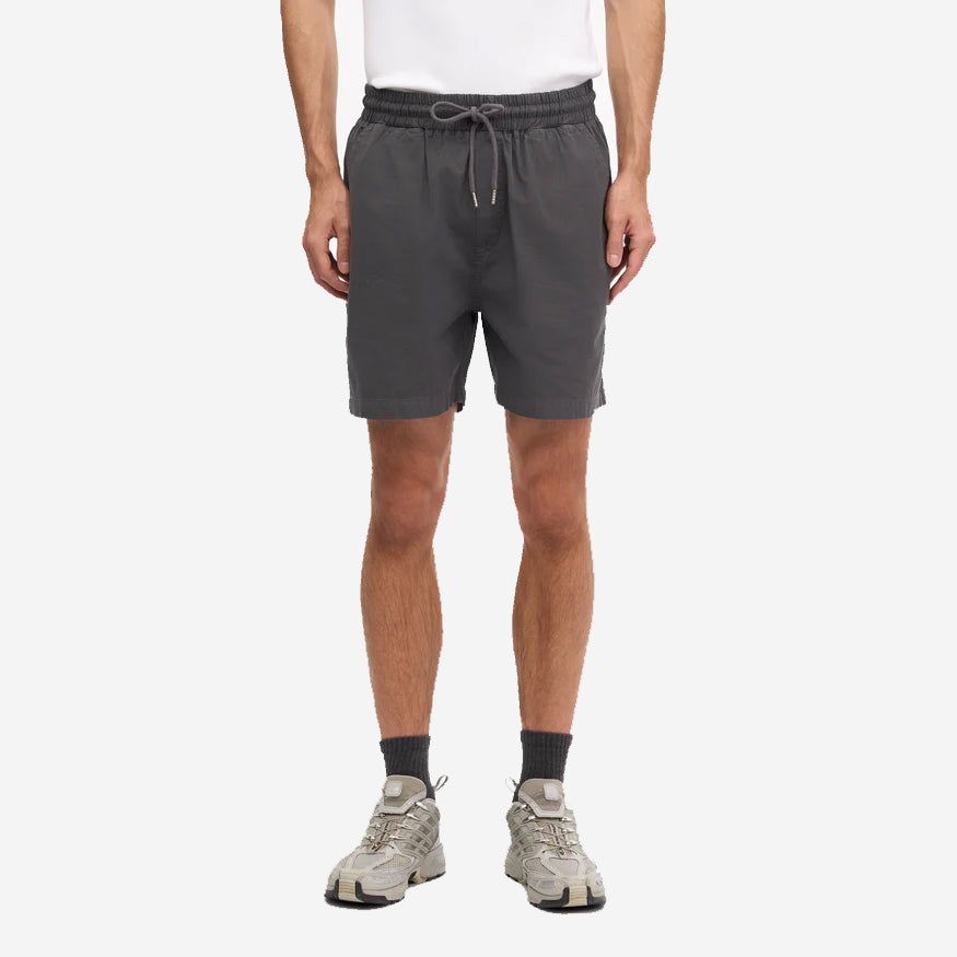 Organic Twill Easy Shorts - Lava Grey