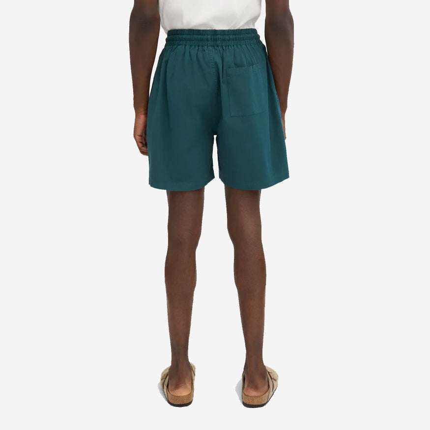 Organic Twill Easy Shorts - Ocean Green