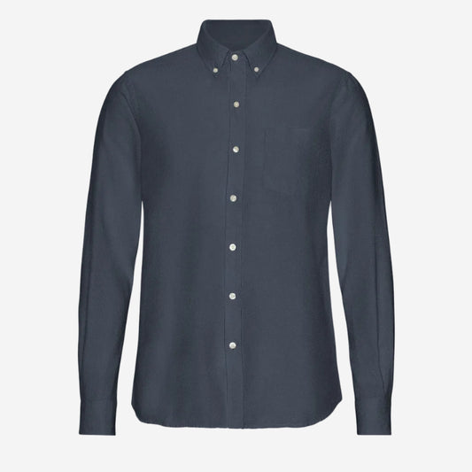 Classic Organic BD Oxford Shirt - Petrol Blue