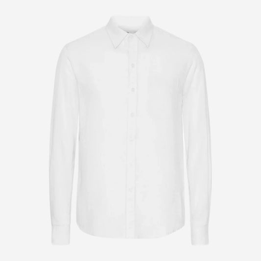 Linen Long-Sleeve Shirt - Optical White