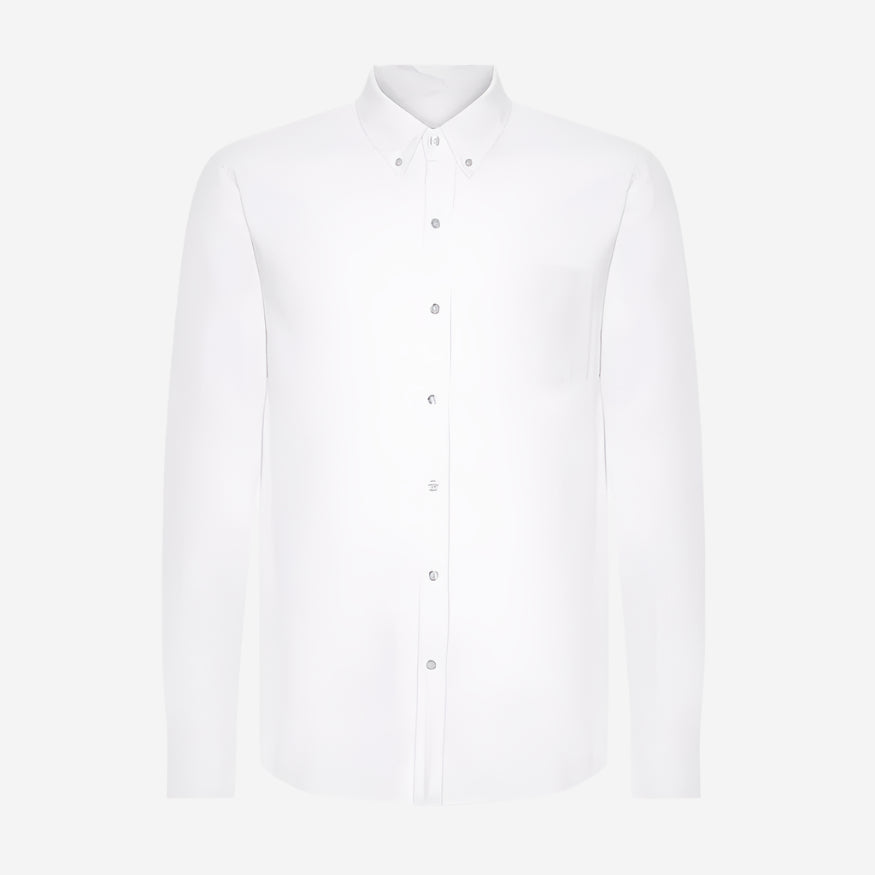 Organic Button-Down Oxford Shirt - Optical White