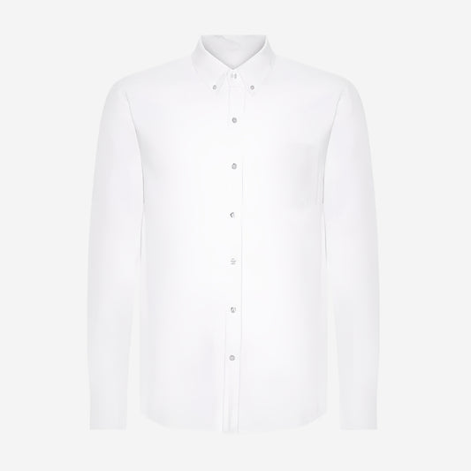 Organic Button-Down Oxford Shirt - Optical White