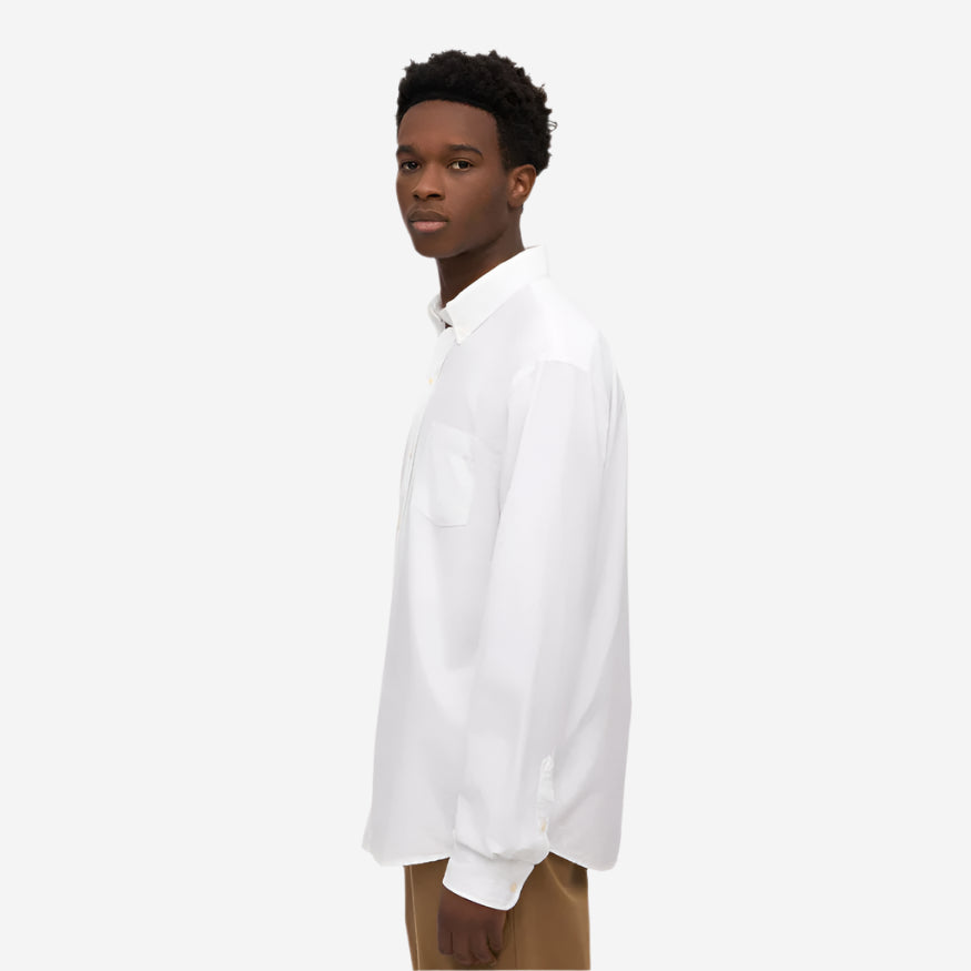 Organic Button-Down Oxford Shirt - Optical White