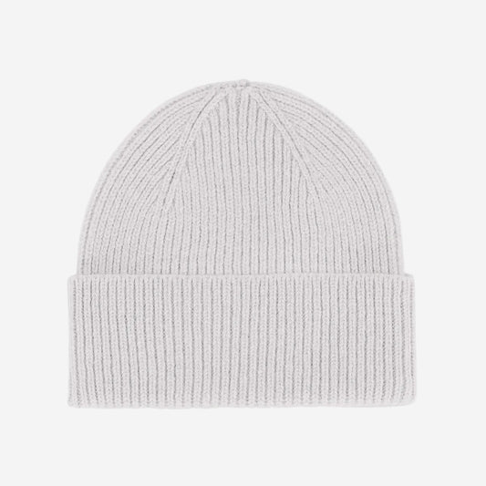 Merino Wool Beanie - Snow Mélange