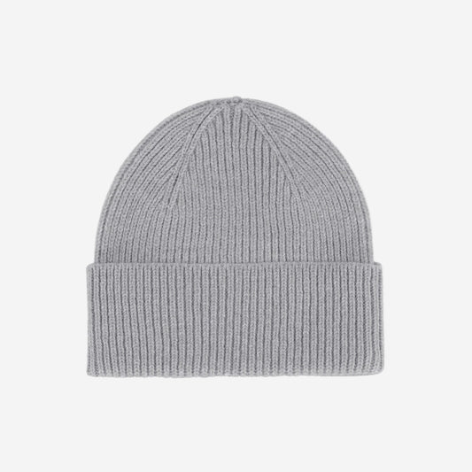 Merino Wool Beanie - Heather Grey