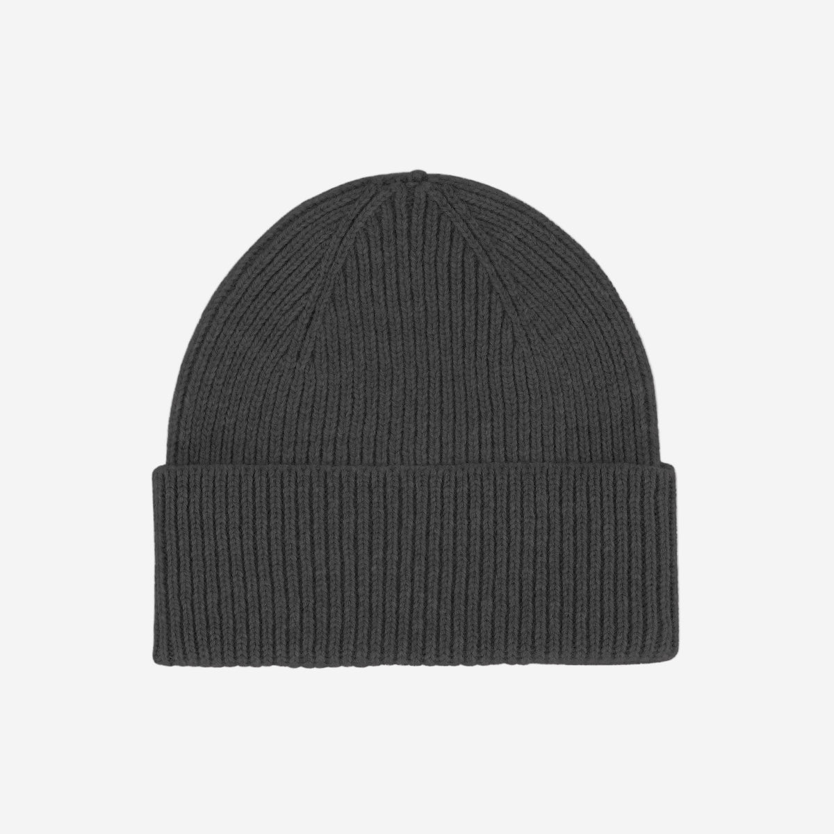 Merino Wool Beanie - Lava Grey