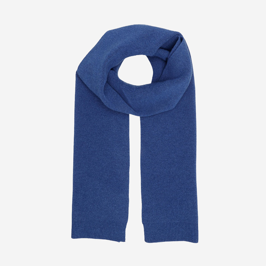 Merino Wool Scarf - Royal Blue