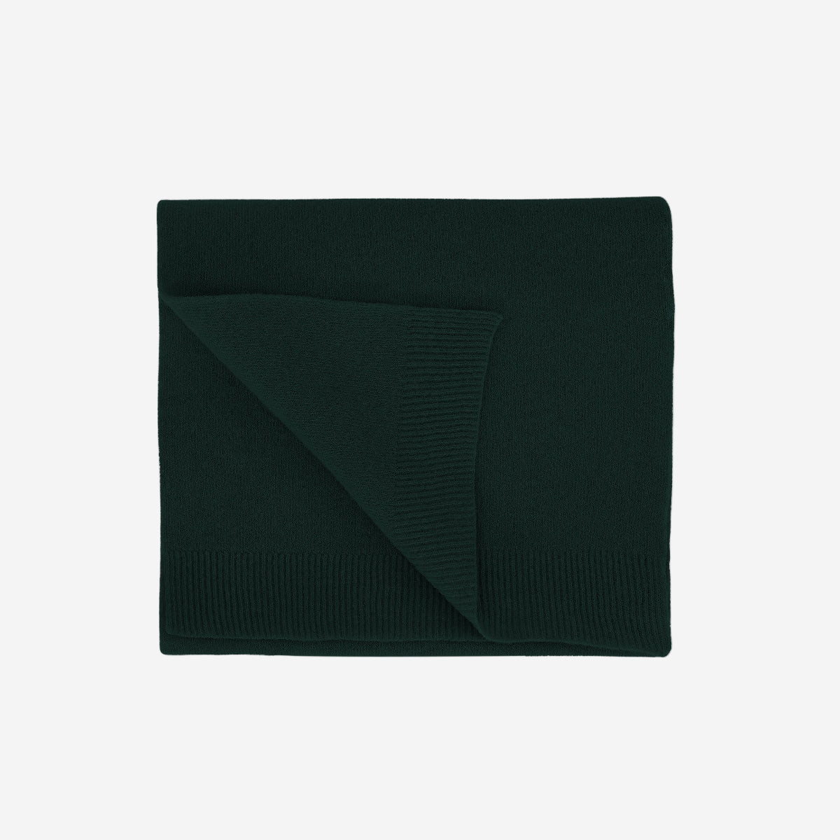 Merino Wool Scarf - Emerald Green