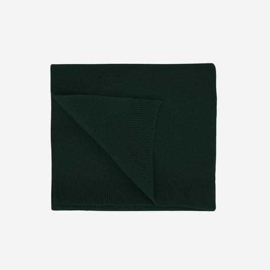 Merino Wool Scarf - Emerald Green