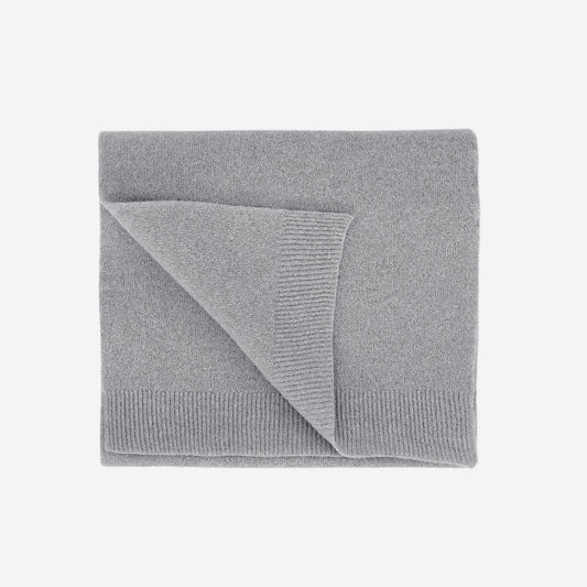 Merino Wool Scarf - Heather Grey
