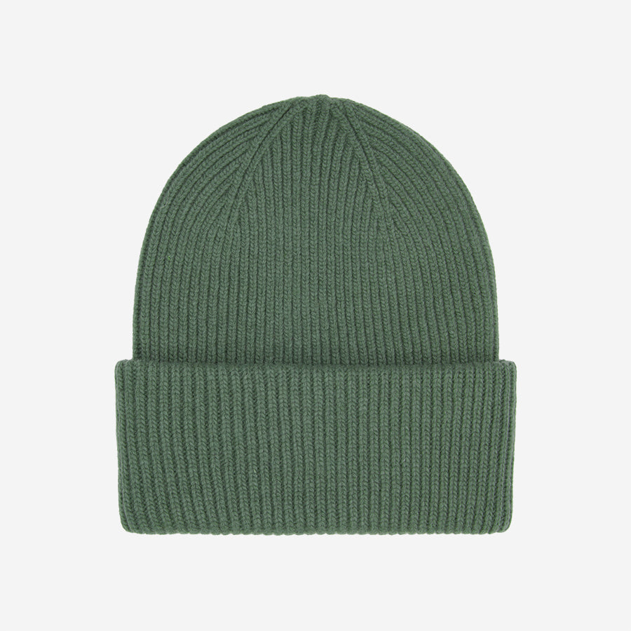 Merino Wool Hat Beanie - Emerald Green
