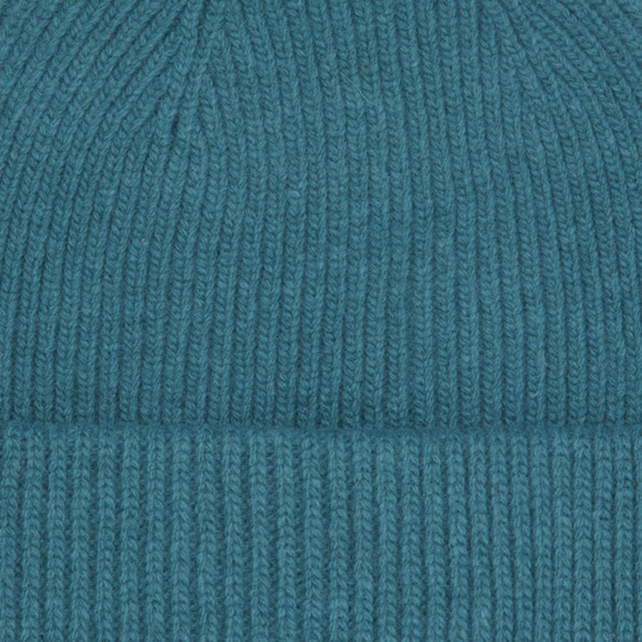 Merino Wool Hat Beanie - Ocean Green