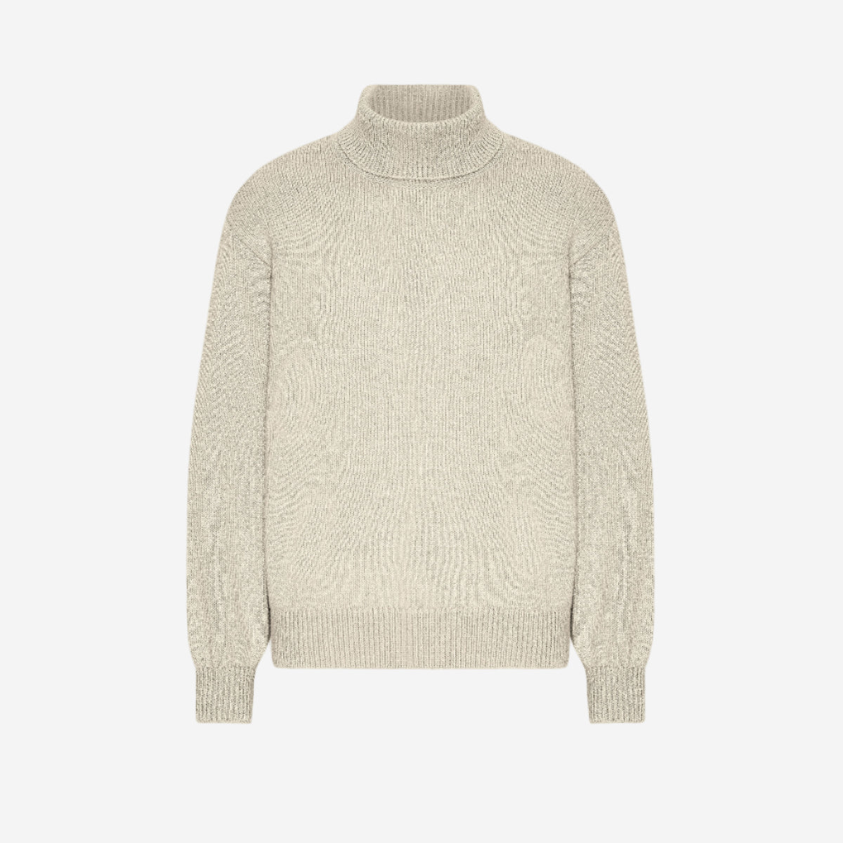 Merino Wool Turtleneck - Ivory White