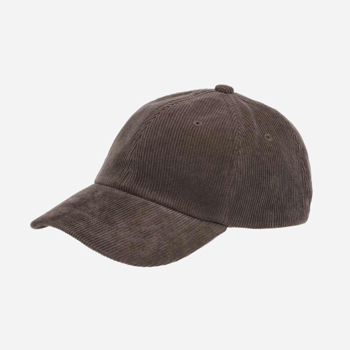Organic Cotton Corduroy Cap - Coffee Brown