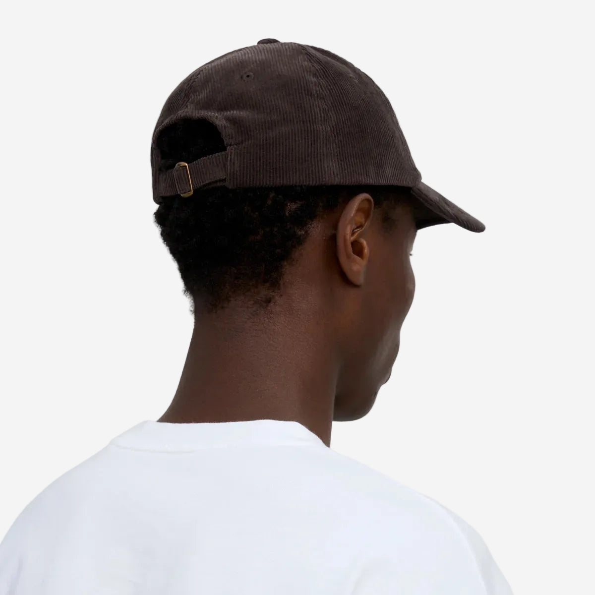 Organic Cotton Corduroy Cap - Coffee Brown