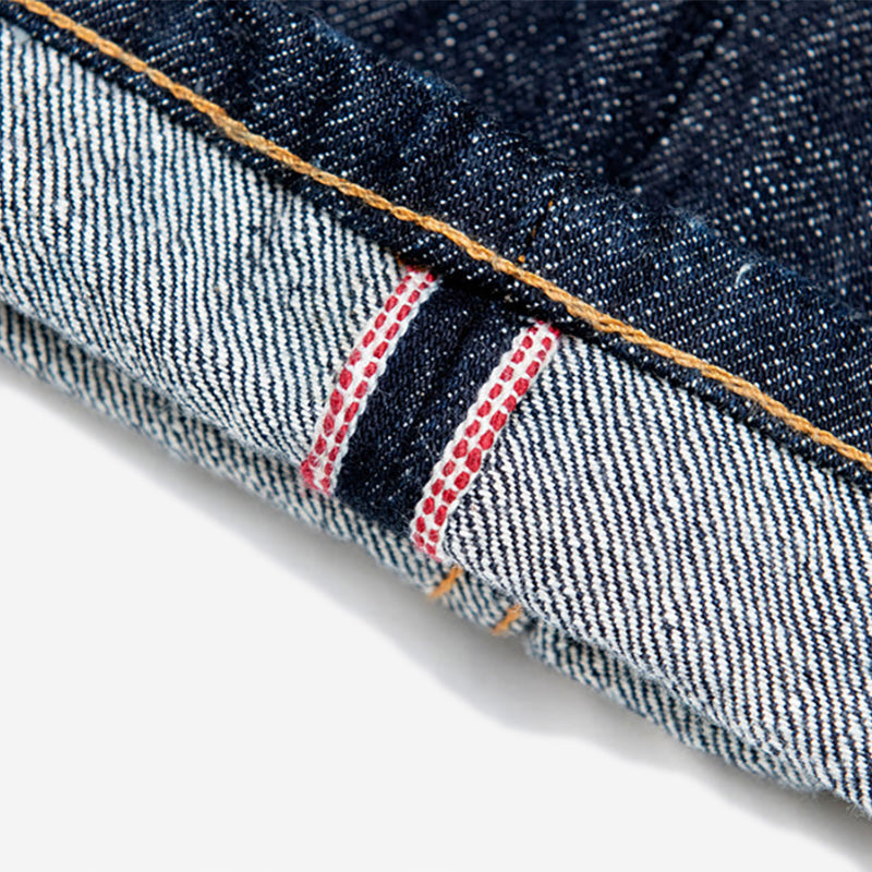 CS-100xk - Classic Straight 14oz Rinsed Kibata Selvedge Denim - Indigo