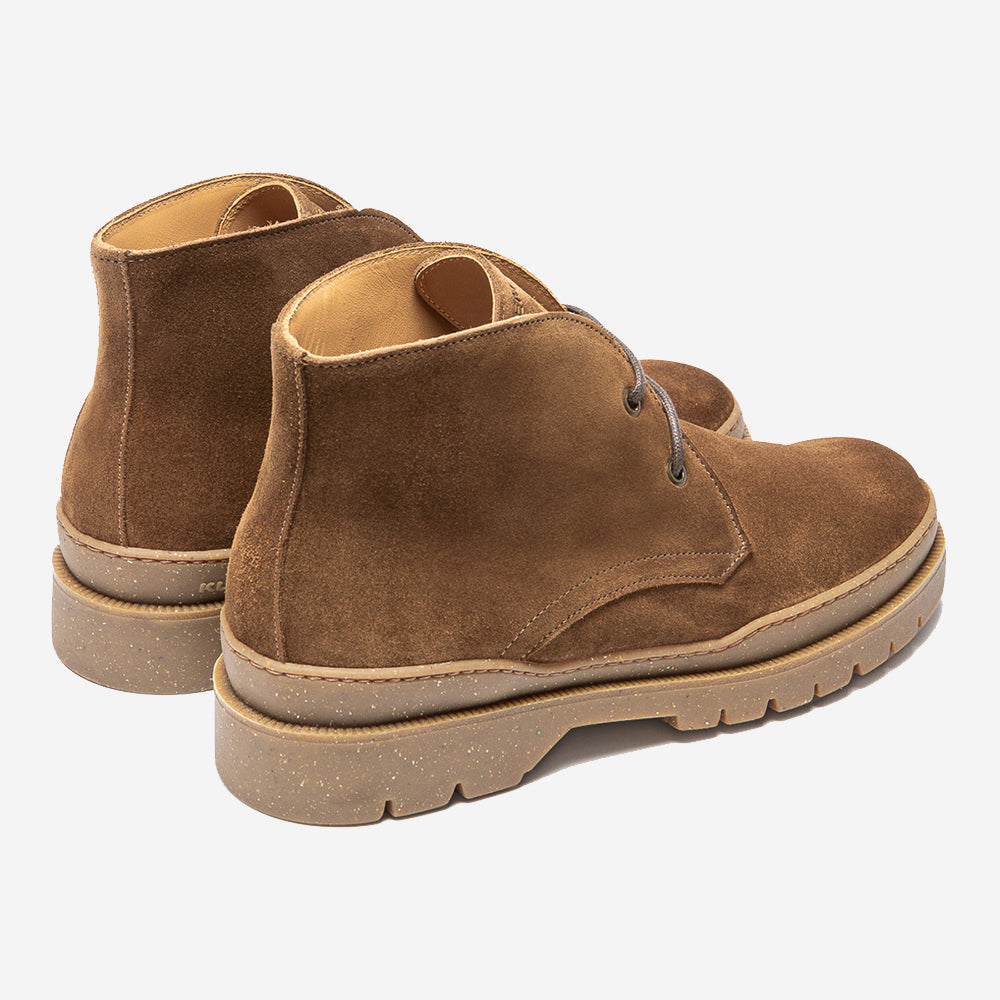Cagna V Suede Chukka Chunky Boots - Brown