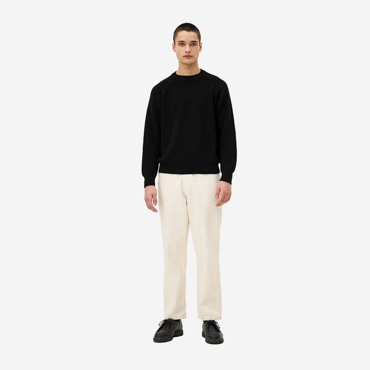 Calder Relaxed Tapered Easy Jeans - Ecru