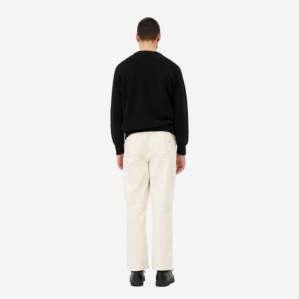 Calder Relaxed Tapered Easy Jeans - Ecru